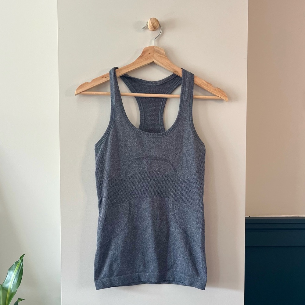 Gray Racerback Lululemon Tank Top